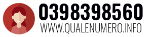 Numero di telefono 0398398560 0398398560