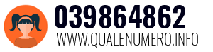 Numero di telefono 039864862 039864862