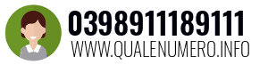 Numero di telefono 0398911189111 0398911189111