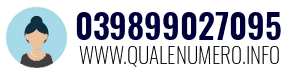 Numero di telefono 039899027095 039899027095