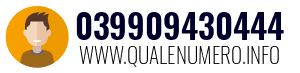 Numero di telefono 039909430444 039909430444