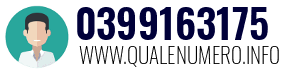 Numero di telefono 0399163175 0399163175