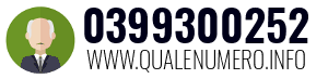 Numero di telefono 0399300252 0399300252