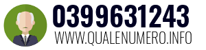 Numero di telefono 0399631243 0399631243