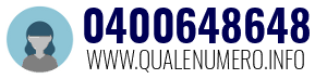 Numero di telefono 0400648648 0400648648