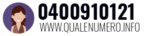 Numero di telefono 0400910121 0400910121