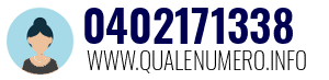 Numero di telefono 0402171338 0402171338