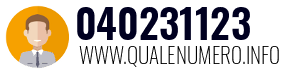 Numero di telefono 040231123 040231123
