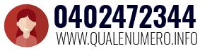 Numero di telefono 0402472344 0402472344
