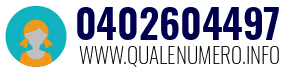 Numero di telefono 0402604497 0402604497