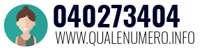 Numero di telefono 040273404 040273404