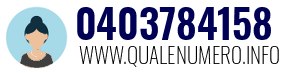 Numero di telefono 0403784158 0403784158