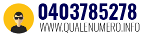 Numero di telefono 0403785278 0403785278