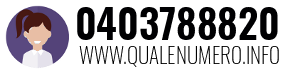 Numero di telefono 0403788820 0403788820