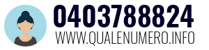 Numero di telefono 0403788824 0403788824