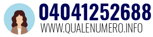 Numero di telefono 04041252688 04041252688