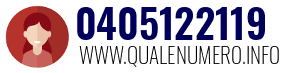 Numero di telefono 0405122119 0405122119
