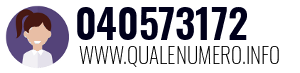 Numero di telefono 040573172 040573172