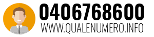 Numero di telefono 0406768600 0406768600