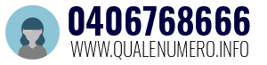 Numero di telefono 0406768666 0406768666