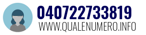 Numero di telefono 040722733819 040722733819