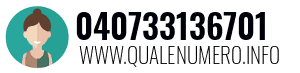 Numero di telefono 040733136701 040733136701