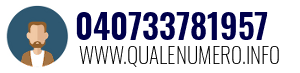 Numero di telefono 040733781957 040733781957
