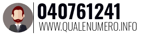 Numero di telefono 040761241 040761241