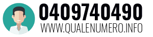Numero di telefono 0409740490 0409740490
