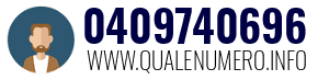 Numero di telefono 0409740696 0409740696