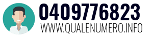 Numero di telefono 0409776823 0409776823