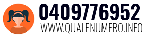 Numero di telefono 0409776952 0409776952
