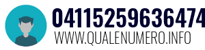 Numero di telefono 04115259636474 04115259636474
