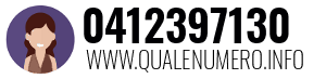 Numero di telefono 0412397130 0412397130