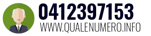 Numero di telefono 0412397153 0412397153