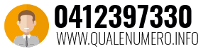Numero di telefono 0412397330 0412397330