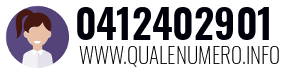 Numero di telefono 0412402901 0412402901