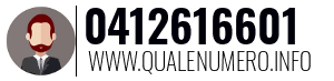 Numero di telefono 0412616601 0412616601