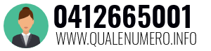 Numero di telefono 0412665001 0412665001