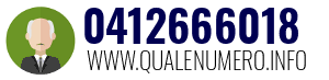 Numero di telefono 0412666018 0412666018