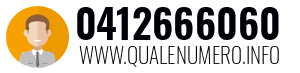 Numero di telefono 0412666060 0412666060