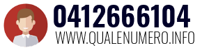 Numero di telefono 0412666104 0412666104