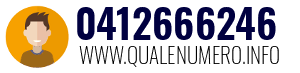 Numero di telefono 0412666246 0412666246