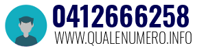 Numero di telefono 0412666258 0412666258