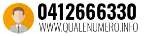 Numero di telefono 0412666330 0412666330