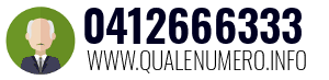 Numero di telefono 0412666333 0412666333