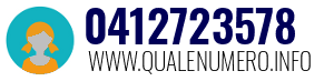 Numero di telefono 0412723578 0412723578