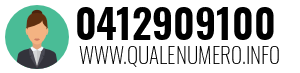 Numero di telefono 0412909100 0412909100