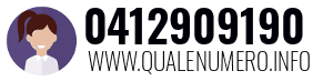 Numero di telefono 0412909190 0412909190