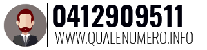 Numero di telefono 0412909511 0412909511